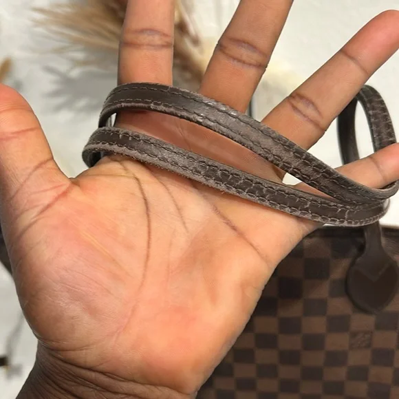 Louis Vuitton Neverful GM N51106 tote Bag GI0142 Ebenu+ COA - Picture 4 of 17